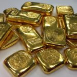 gold, bullion, ingots